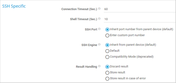 SSH Specific